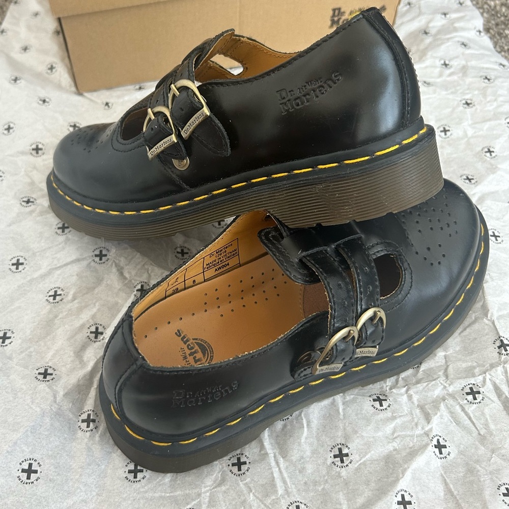 8065 Mary Jane Dr. Martens Smooth Leather